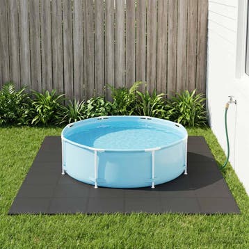 vidaXL Zwembad Grondmat 24 st Zwart 8,64 m² EVA Schuim, Verzenden, Nieuw