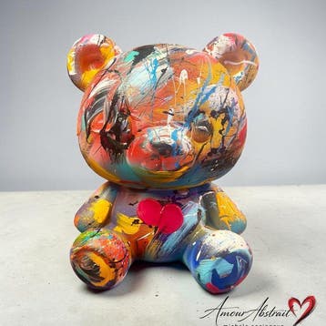 michele socionovo - Teddy Amour Abstrait