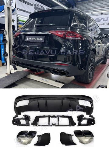 GLE63 AMG Look Diffuser voor Mercedes Benz GLE W167 SUV, Ophalen of Verzenden