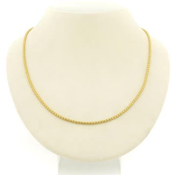 Gouden fantasie schakelcollier (Ketting), Ophalen of Verzenden, Gebruikt, Overige kleuren, Goud