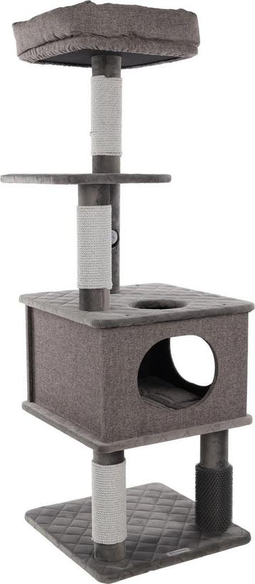 Krabpaal Teor Grijs (Krabpalen, Katten), Verzenden, Nieuw, Krabpaal