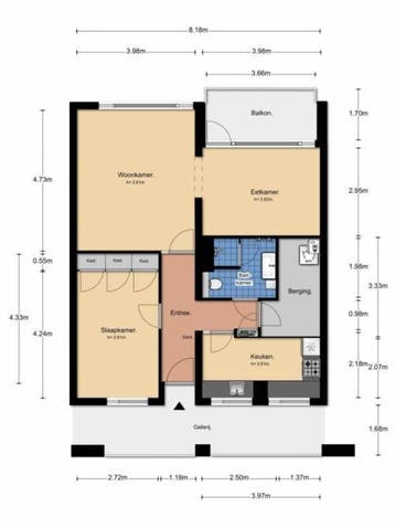 Te Huur 3 Kamer Appartement Ringweg-Randenbroek In Amersfoor, Huizen en Kamers, Huizen te huur, Direct bij eigenaar, Amersfoort