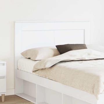 Bed Hoofdbord Modern | Tweedekansje | OP=OP, Eenpersoons, Wit, Zo goed als nieuw, 120 cm