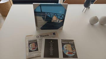Tintin - 2 kranten + cadeaukader Hachette, Nieuw