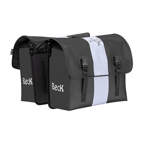 Beck Dubbele Fietstas Classic Pastel Lilac, Fietsen en Brommers, Fietsaccessoires | Fietstassen, Nieuw, Verzenden