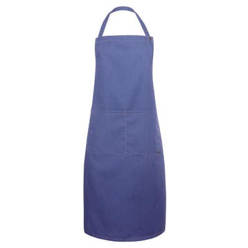 GGM Gastro | KARLOWSKY | Slabbenschort Denim X-Style - |, Verzenden, Nieuw, Blauw, Schort