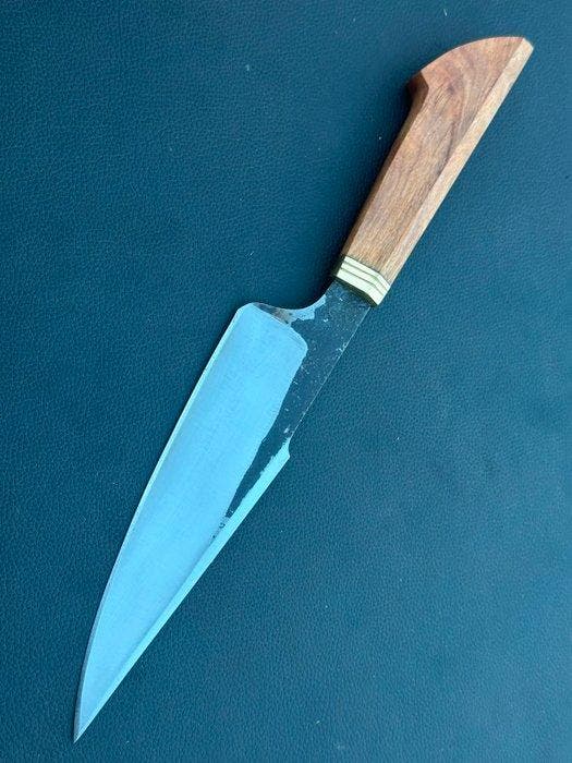 Custom Hand-Forged Premium Chefs Knife - Tafelmes - Staal,, Antiek en Kunst, Antiek | Keukenbenodigdheden