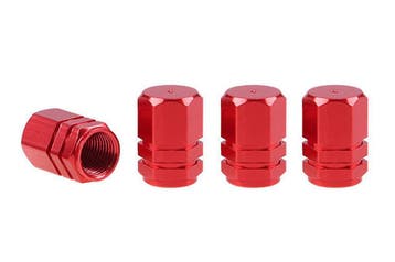 Ventieldopjes - Rood - 4 stuks, Ophalen of Verzenden