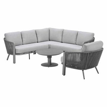 Garden Impressions Ryan hoek loungeset 5-delig - taupe, Verzenden, Nieuw