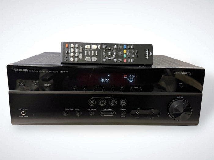 Yamaha - RX-D485 Solid state stereo receiver, Audio, Tv en Foto, Radio's