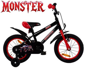 2Cycle Monster kinderfiets 14 inch (3 tot 5 jaar) voor, Fietsen en Brommers, Verzenden, Nieuw, 2Cycle