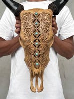 GEEN MINIMUMPRIJS - authentieke bruine uitgehouwde