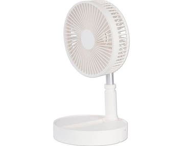 HANTECH QT-U701 Tafelventilator - 5W - Ø 19,5 cm - Wit, Verzenden, Nieuw