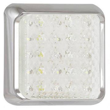 LED achteruitrijlicht met chromen rand  | 12-24v | 40cm. kab, Verzenden, Nieuw