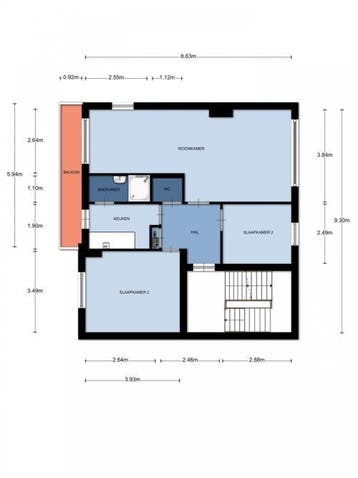 Te Huur 3 kamer Appartement Einsteinstraat In Haarlem, Direct bij eigenaar, Noord-Holland, Appartement, Haarlem