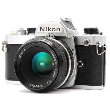Nikon FM Chrome + 50mm f/2 AiS Single lens reflex camera, Nieuw