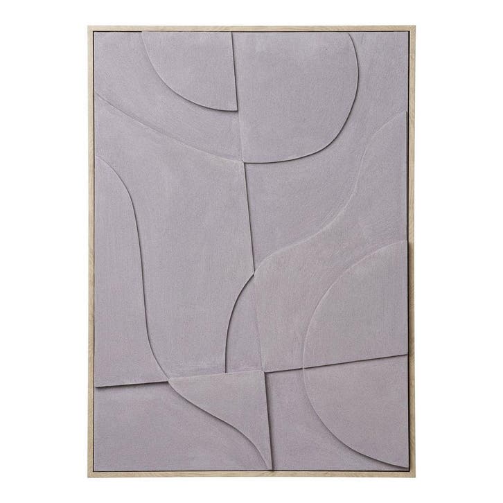 2dekans | House Nordic Madeline Wanddecoratie Canvas Reliëf, Huis en Inrichting, Woonaccessoires | Overige, Zo goed als nieuw