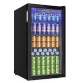 Drankenkoelkast 90L met Glazen Deur voor 126 Blikjes, Verzenden, Nieuw