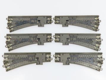 Märklin H0 - 24611/24612 - Modeltreinsporen (6) - 6-delig, Nieuw