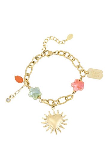 Goudlief Charm couture armband (Charme armbanden, Armbanden), Verzenden, Nieuw, Zilver, Overige materialen
