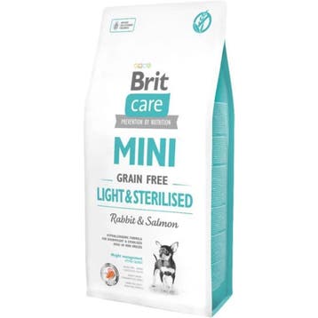 Brit Care - Mini Grain Free - Light & Sterilised - 7 kg, Verzenden, Nieuw