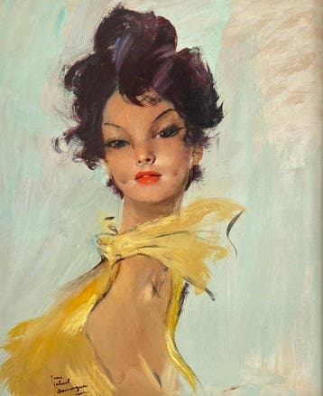 Jean Gabriel Domergue (1889 - 1962) - Harmonie jaune