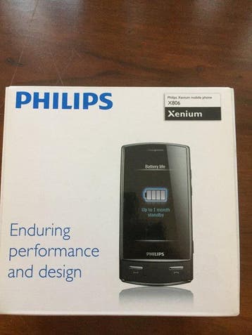 Philips Xenium X806 - Mobiele telefoon - In originele, Nieuw