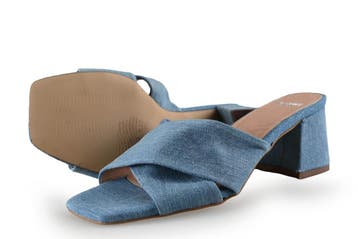 Manfield Muiltjes in maat 37 Blauw, Overige typen, Zo goed als nieuw, Manfield, Verzenden