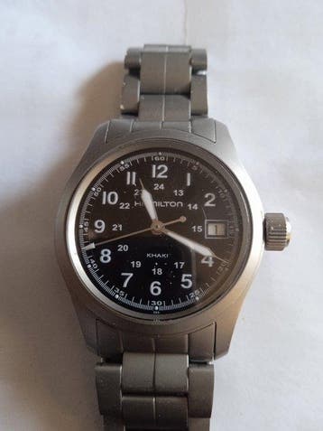 Hamilton - Khaki Field - Zonder minimumprijs - H684510 -, Sieraden, Tassen en Uiterlijk, Horloges | Heren, Nieuw
