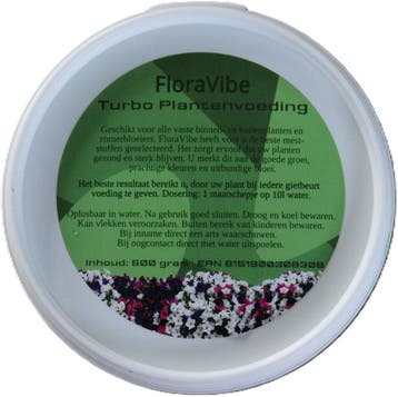 Floravibe Plantenvoeding - Meststof – 500g – Goed voor 500L, Verzenden, Nieuw