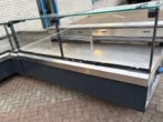 Koeltoonbank met plaatkoeling, Koelvitrine, Koeltoog  250cm,, Gebruikt