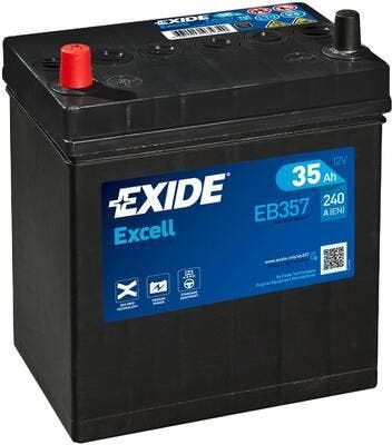 Exide Excell accu | EB357 | 12V 35Ah, Auto-onderdelen, Accu's en Toebehoren, Ophalen of Verzenden