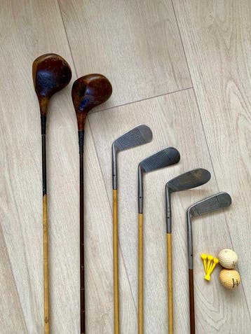 Set oude golf clubs, Nieuw