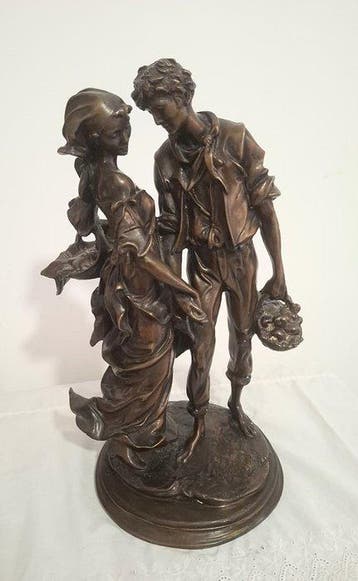 Beeld, La Rencontre - 36 cm - regel