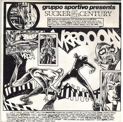 Single vinyl / 7 inch - Gruppo Sportivo - Sucker Of The C..., Cd's en Dvd's, Vinyl Singles, Zo goed als nieuw, 7 inch, Rock en Metal