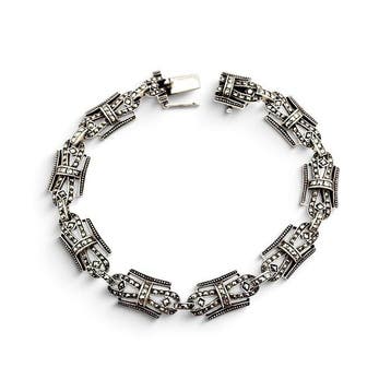 Zilver - Halsketting - Art Deco-herleving, Nieuw