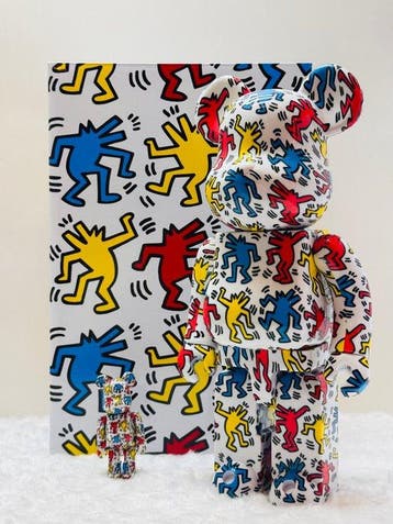 Keith Haring (1958-1990) - BE@RBRICK 400% & 100% Keith
