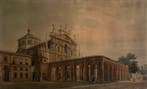 Italiaanse school (XIX) - Santuario di Santa Maria dei, Antiek en Kunst, Kunst | Schilderijen | Klassiek