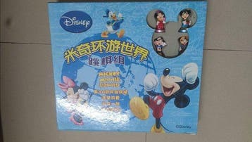 Bordspel - Mickeys Around the World Checkers Set