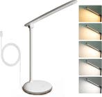 Bureaulamp - Tafellamp - Tafellamp slaapkamer - Wit - Aigost, Verzenden, Zo goed als nieuw
