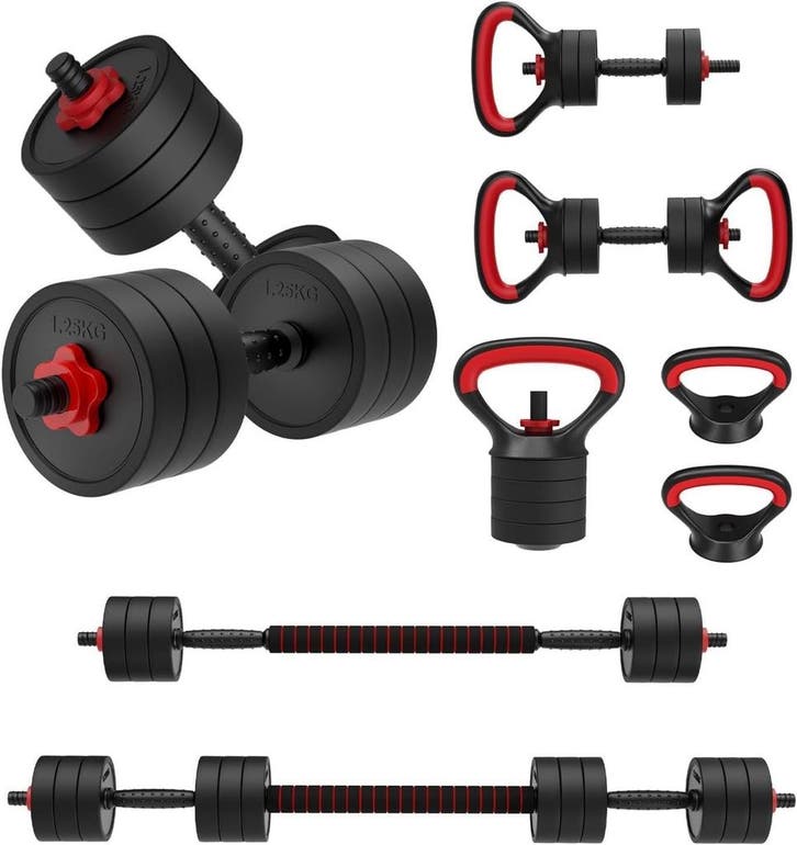 Verstelbare Halters 10KG | Tweedekansje | Laatste Stuk!, Sport en Fitness, Fitnessmaterialen, Armen, Nieuw, Halterset, Ophalen of Verzenden
