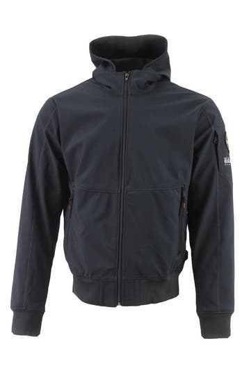 Napapijri Jas in maat S Blauw, Kleding | Heren, Verzenden, Zo goed als nieuw, Blauw, Napapijri