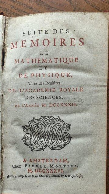 Pierre Mortier - Suite des Mémoires de Mathématique et de, Antiek en Kunst