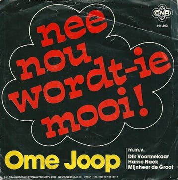 vinyl single 7 inch - Ome Joop - .m.v. Dik Voormekaar, Ha..., Verzenden, Zo goed als nieuw