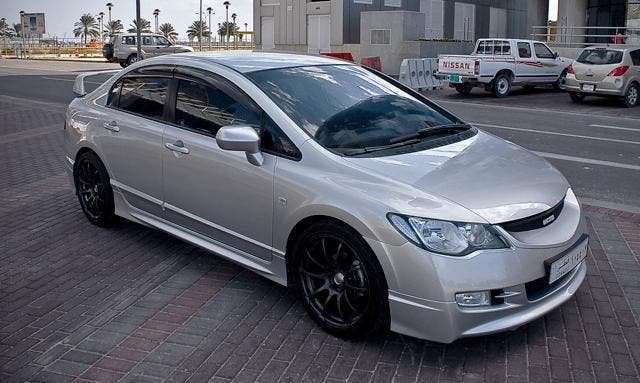 SK-Import Side Skirts Mugen Style Zwart Honda Civic, Auto-onderdelen, Sidebars, Nieuw, Ophalen of Verzenden