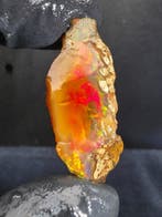 37.10ct Crystal Opal Specimen Ruw- 7.42 g, Verzamelen, Mineralen en Fossielen