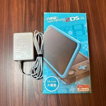 Nintendo - 2DS XL - New 2DS LL Black Turquoise Boxed Near, Nieuw