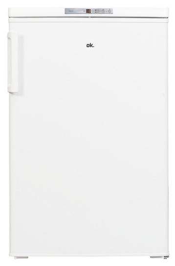 Vriezer OK OFZ121DW 85 cm 91 liter Krasje/deukje, Verzenden, Nieuw, Minder dan 60 cm, Vrijstaand