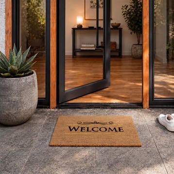 Kokosmat 'Welcome' - 40x60 cm, Verzenden, Nieuw