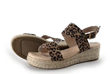 Dolcis Sandalen in maat 39 Panter, Dolcis, Overige kleuren, Verzenden, Sandalen of Muiltjes